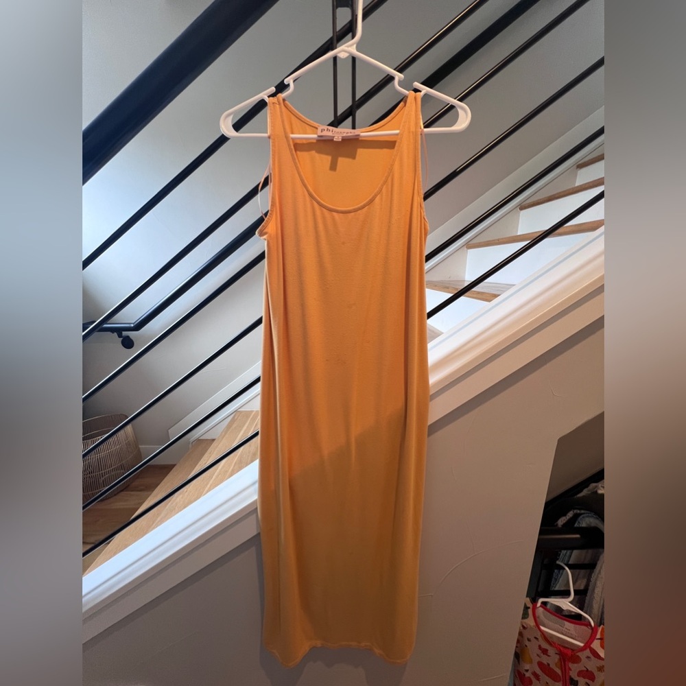 Philosophy yellow dress